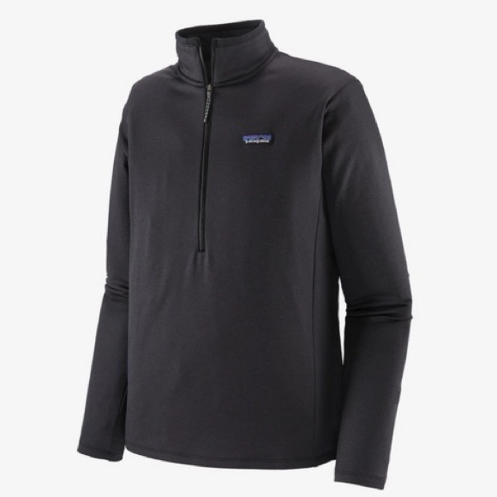 Patagonia R1 Daily Zip-Neck Top Smolder Blue/Light Smolder Blue X-Dye